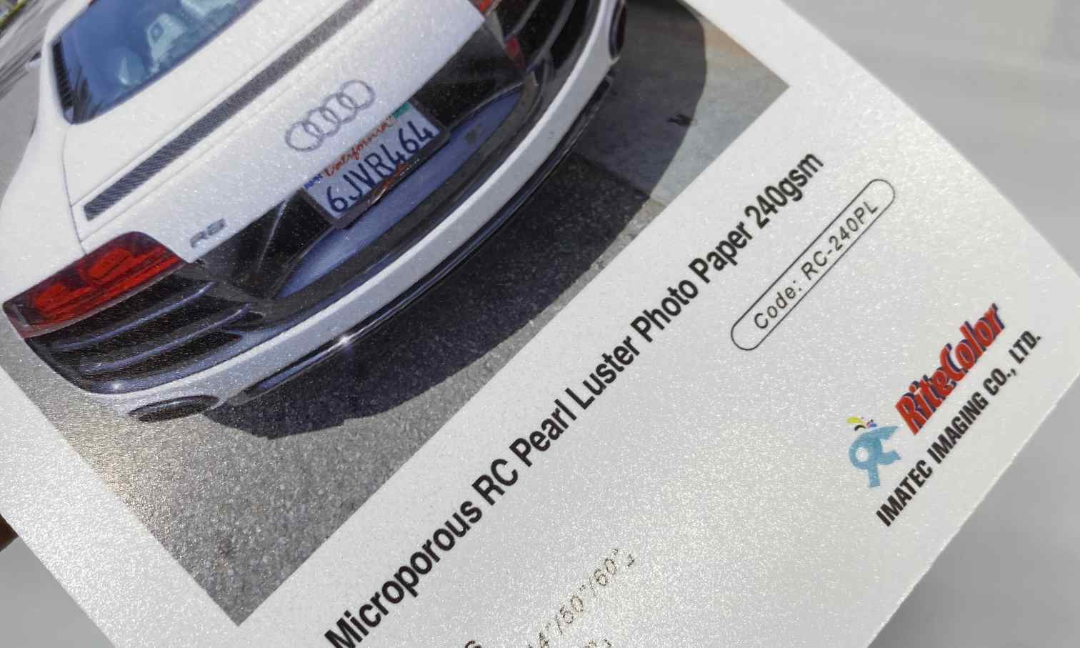 RC pearl luster photo paper RC pearl luster photo paper